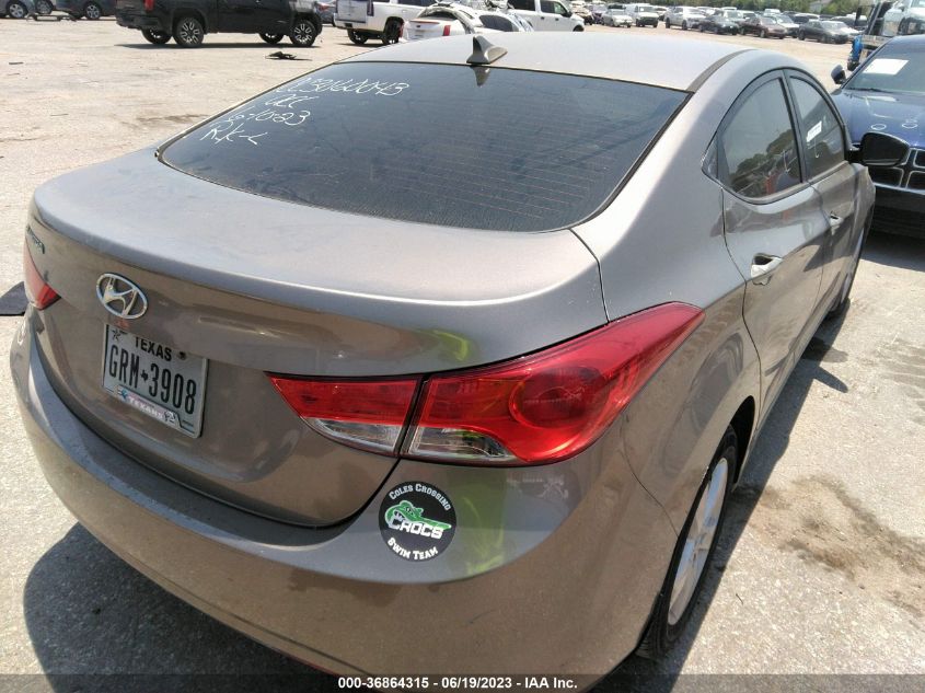 2013 HYUNDAI ELANTRA GLS - 5NPDH4AE5DH214678
