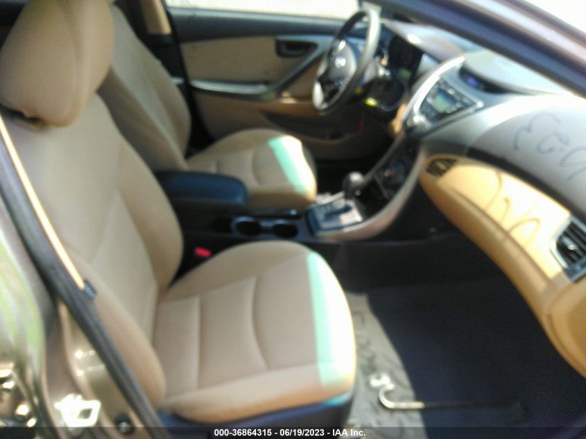 2013 HYUNDAI ELANTRA GLS - 5NPDH4AE5DH214678