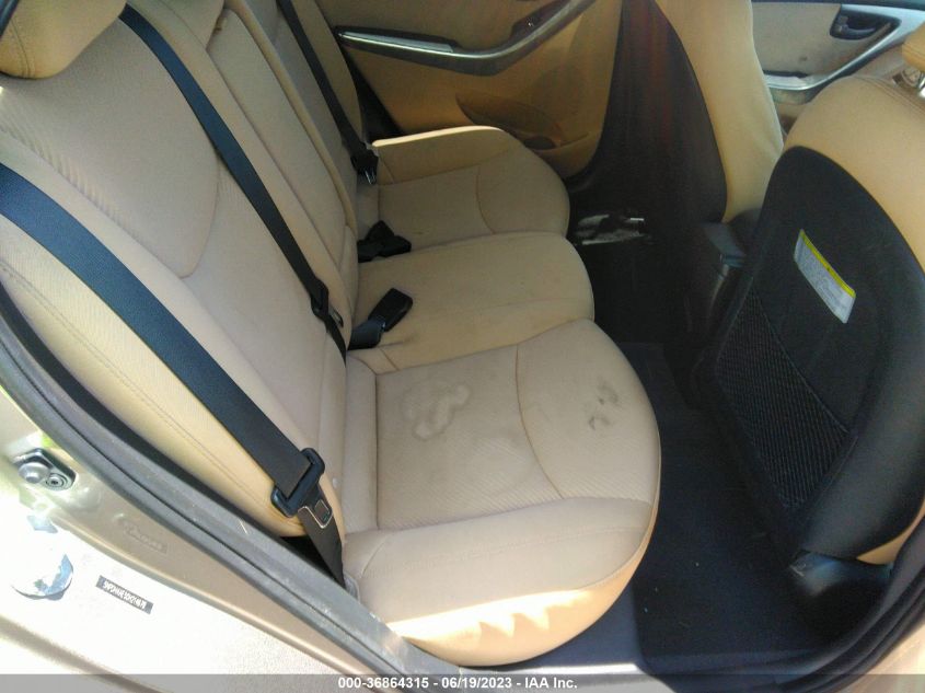 2013 HYUNDAI ELANTRA GLS - 5NPDH4AE5DH214678