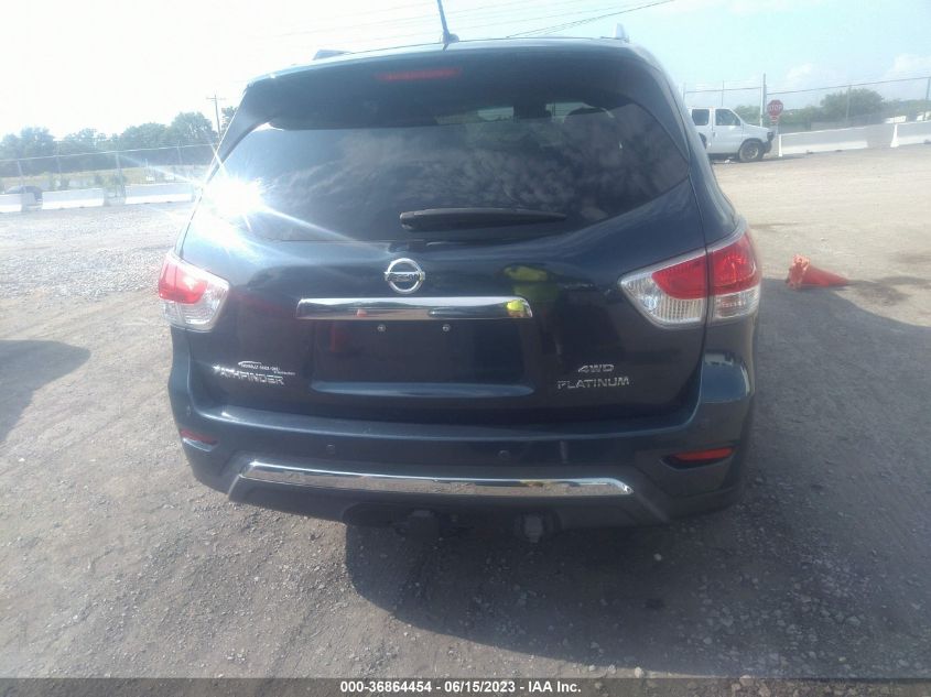 2013 NISSAN PATHFINDER PLATINUM - 5N1AR2MM0DC662793