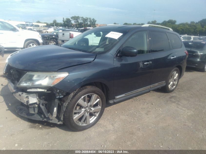 2013 NISSAN PATHFINDER PLATINUM - 5N1AR2MM0DC662793