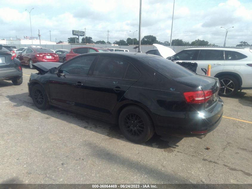 2015 VOLKSWAGEN JETTA SEDAN 2.0L S - 3VW2K7AJ0FM293291