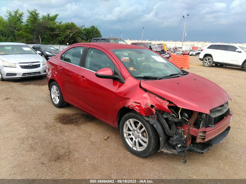 2013 CHEVROLET SONIC LT - 1G1JC5SH9D4222023