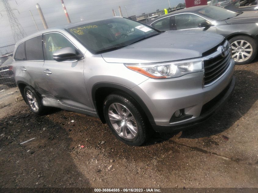 2016 TOYOTA HIGHLANDER LE - 5TDBKRFH9GS286930