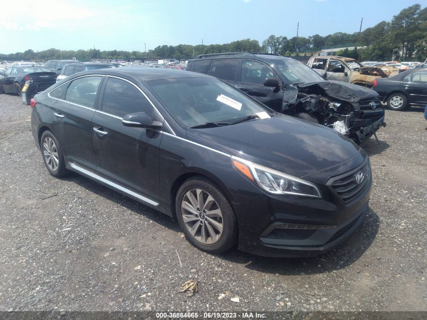 2016 HYUNDAI SONATA 2.4L SPORT - 5NPE34AFXGH425889