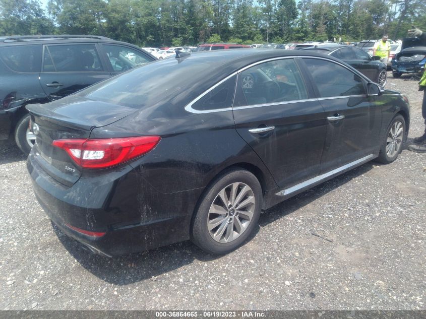 2016 HYUNDAI SONATA 2.4L SPORT - 5NPE34AFXGH425889