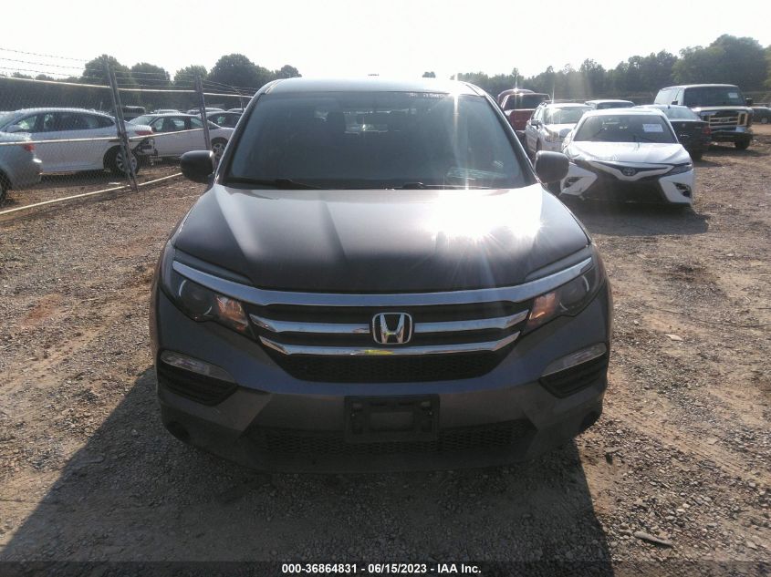 2017 HONDA PILOT LX - 5FNYF5H1XHB019261