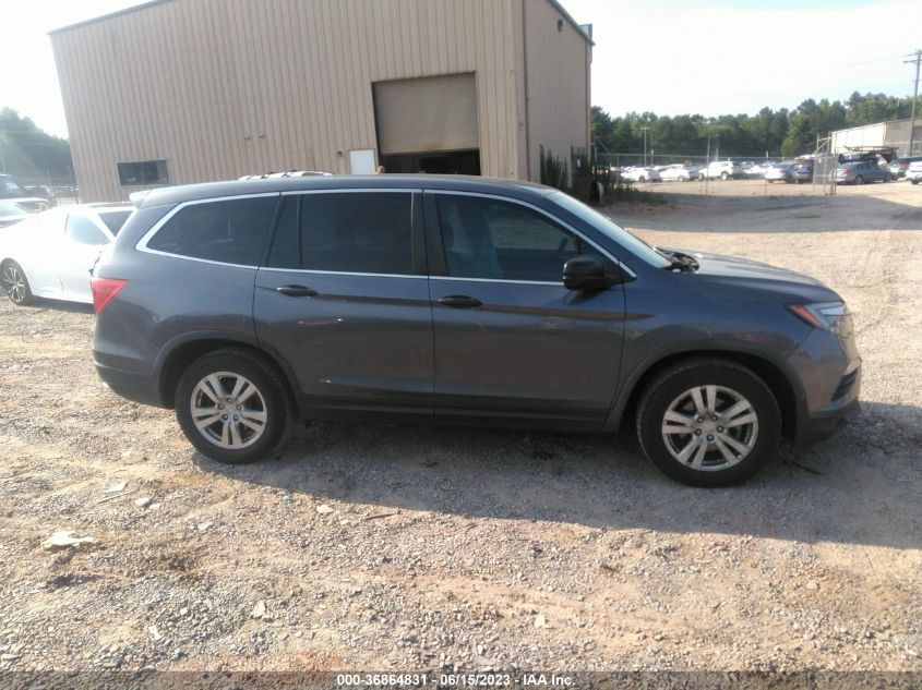 2017 HONDA PILOT LX - 5FNYF5H1XHB019261