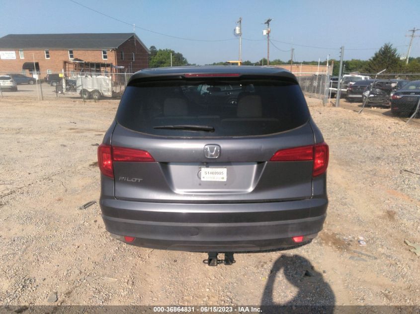 2017 HONDA PILOT LX - 5FNYF5H1XHB019261