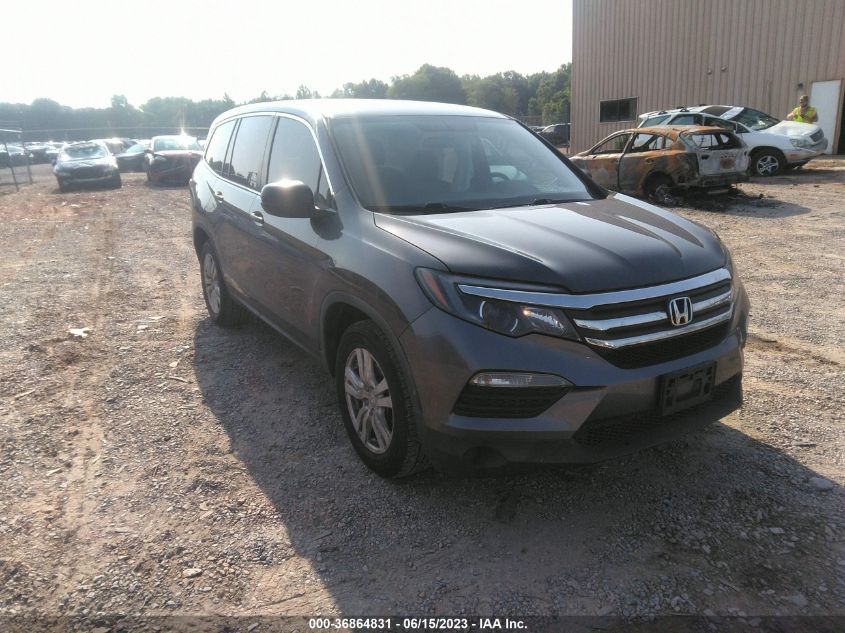 2017 HONDA PILOT LX - 5FNYF5H1XHB019261