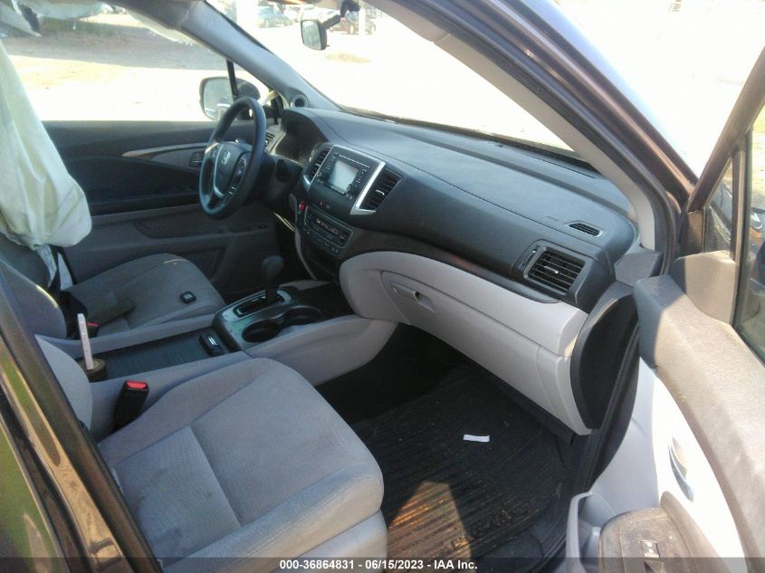 2017 HONDA PILOT LX - 5FNYF5H1XHB019261