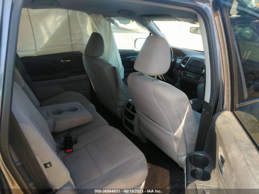 2017 HONDA PILOT LX - 5FNYF5H1XHB019261