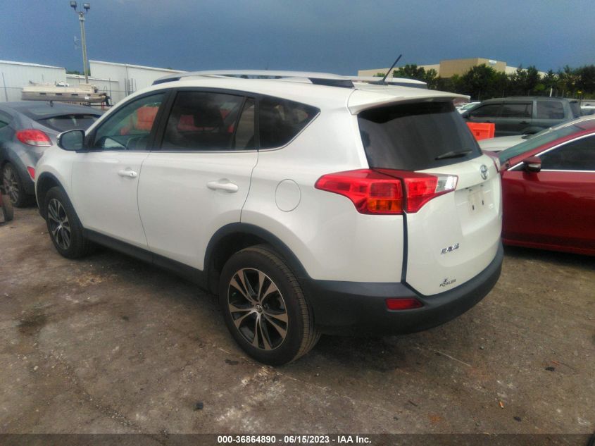 2015 TOYOTA RAV4 LIMITED - 2T3YFREV7FW188708
