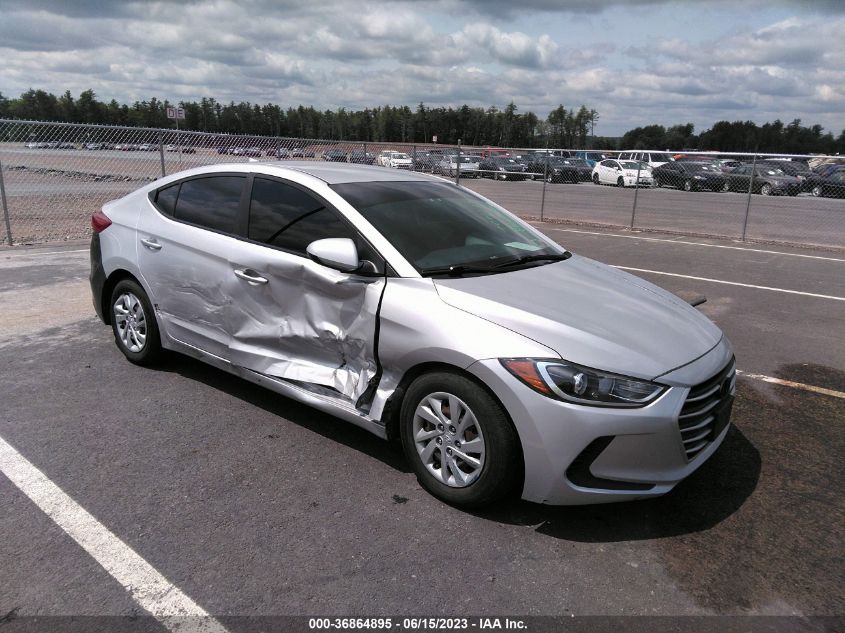 2017 HYUNDAI ELANTRA SE - 5NPD74LF1HH080427