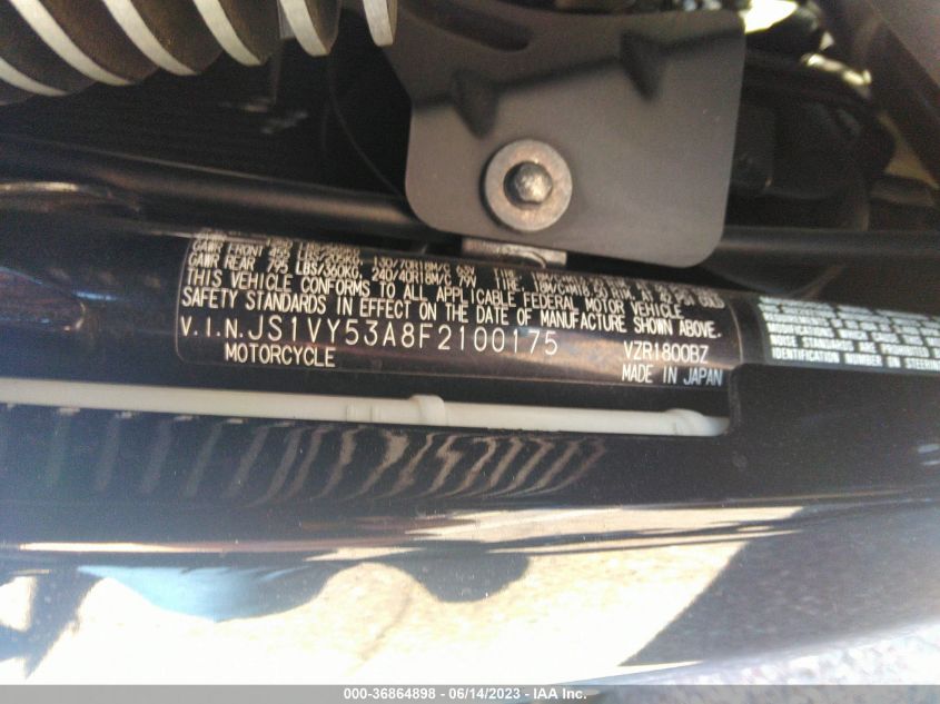 2015 SUZUKI VZR1800 - JS1VY53A8F2100175