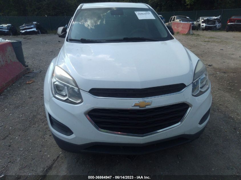 2016 CHEVROLET EQUINOX LS - 2GNALBEK3G6145611
