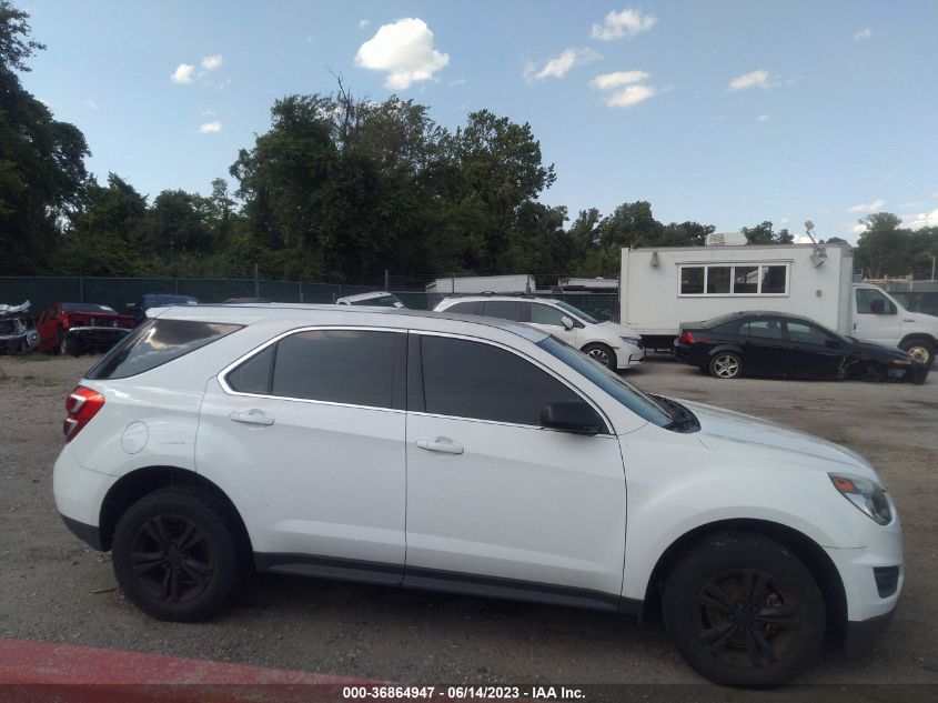2016 CHEVROLET EQUINOX LS - 2GNALBEK3G6145611