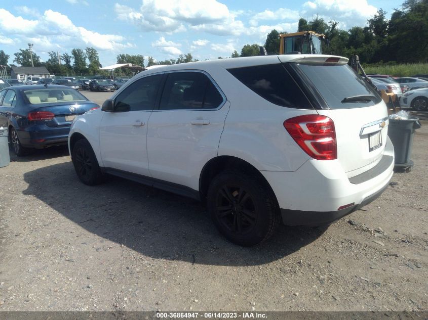 2016 CHEVROLET EQUINOX LS - 2GNALBEK3G6145611