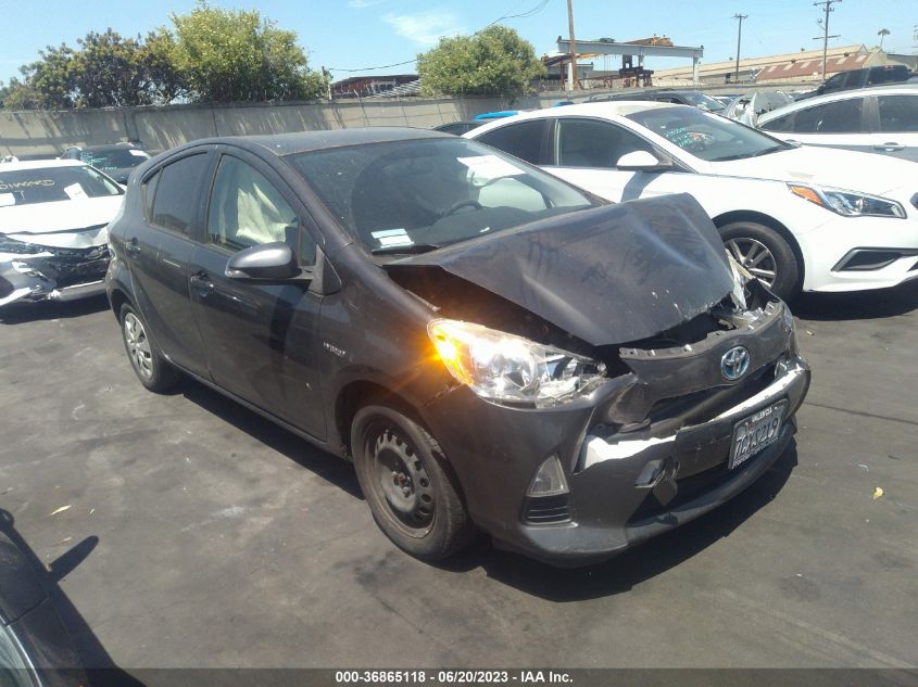 2013 TOYOTA PRIUS C ONE/TWO/THREE/FOUR - JTDKDTB36D1555606