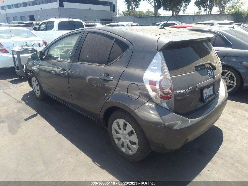 2013 TOYOTA PRIUS C ONE/TWO/THREE/FOUR - JTDKDTB36D1555606