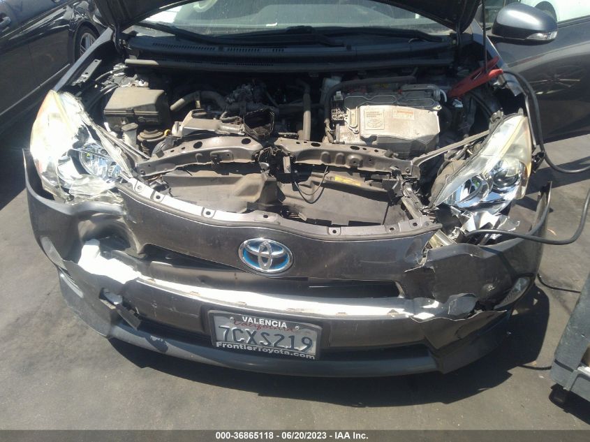 2013 TOYOTA PRIUS C ONE/TWO/THREE/FOUR - JTDKDTB36D1555606