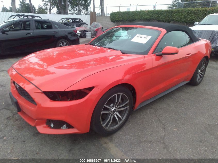 2015 FORD MUSTANG ECOBOOST PREMIUM - 1FATP8UH1F5383598
