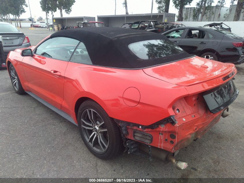 2015 FORD MUSTANG ECOBOOST PREMIUM - 1FATP8UH1F5383598