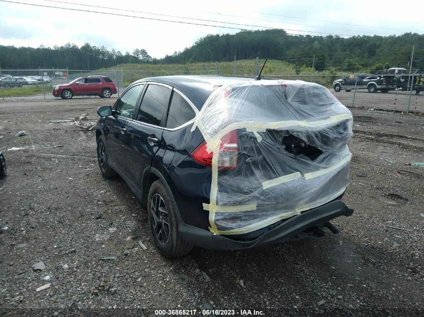 2016 HONDA CR-V SE - 2HKRM3H49GH534227