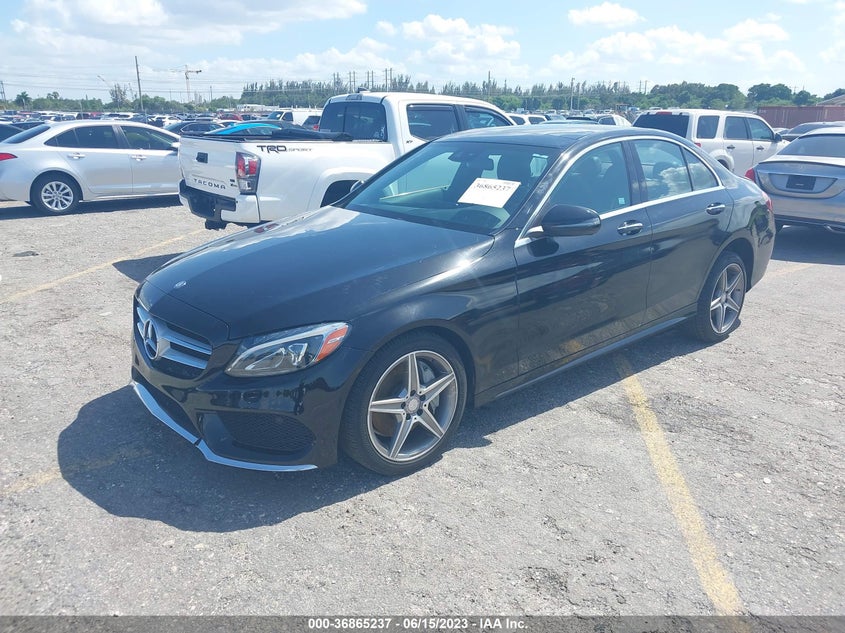VIN 55SWF4KB1HU203540 2017 MERCEDES-BENZ C-CLASS C 300
