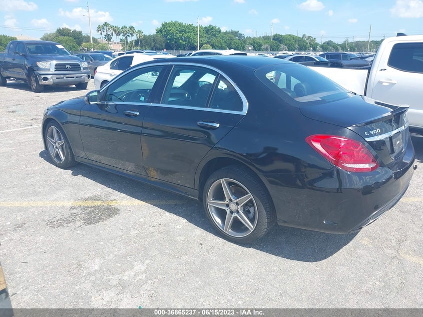 VIN 55SWF4KB1HU203540 2017 MERCEDES-BENZ C-CLASS C 300