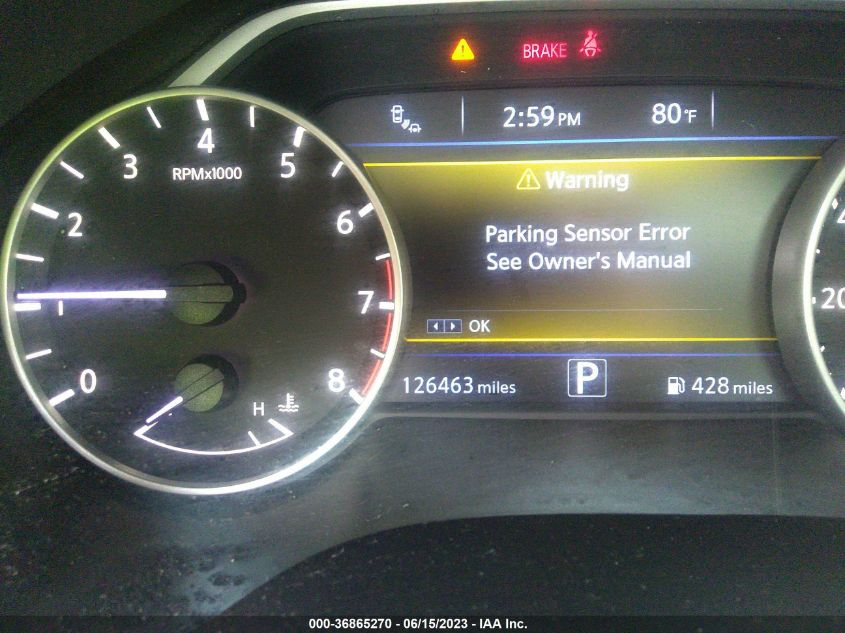 2016 NISSAN MAXIMA 3.5 PLATINUM - 1N4AA6AP5GC391337