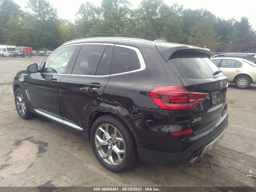 2020 BMW X3 XDRIVE30I - 5UXTY5C09L9C80694