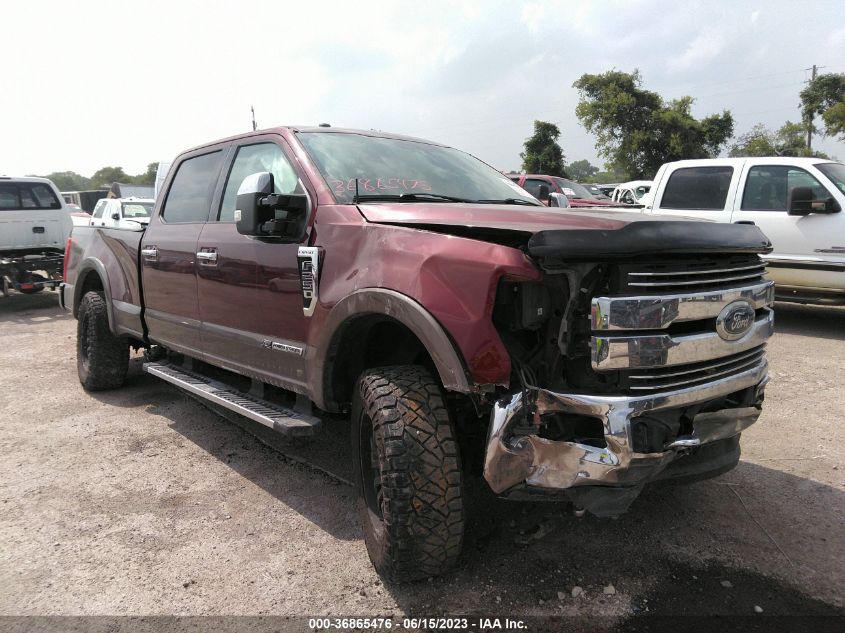 2017 FORD SUPER DUTY F-250 SRW LARIAT/PLATINUM - 1FT7W2BT7HEF37477