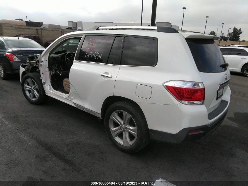 2013 TOYOTA HIGHLANDER LIMITED - 5TDYK3EH4DS118018