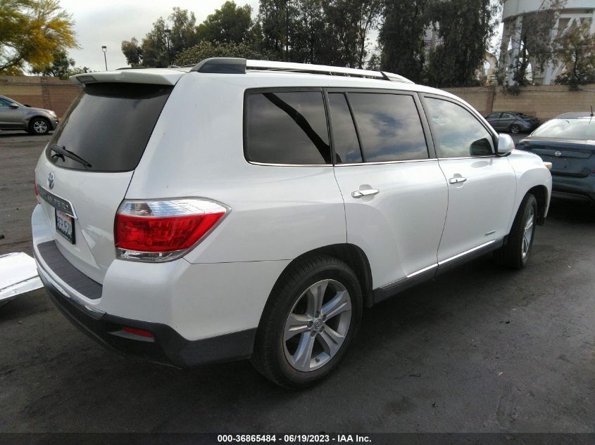 2013 TOYOTA HIGHLANDER LIMITED - 5TDYK3EH4DS118018
