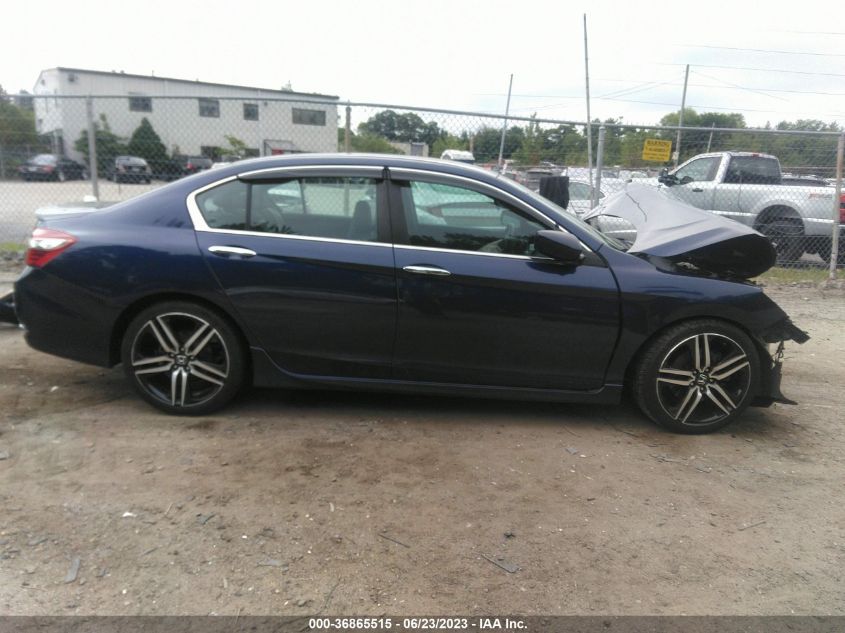 2016 HONDA ACCORD SEDAN SPORT - 1HGCR2F58GA018799