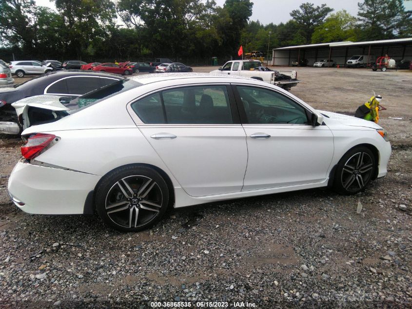 2016 HONDA ACCORD SEDAN SPORT - 1HGCR2F58GA202110