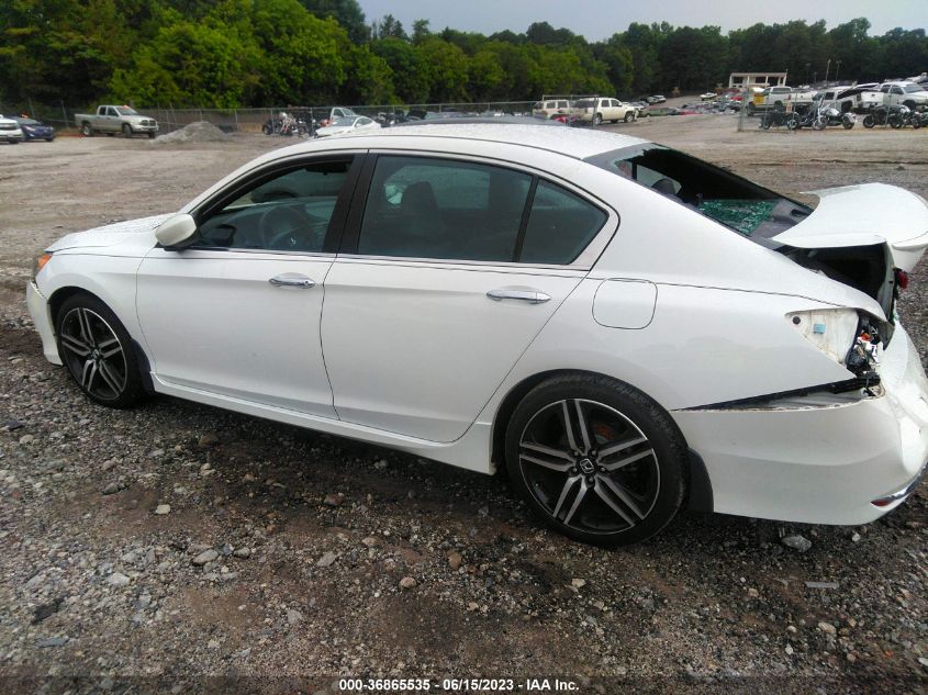 2016 HONDA ACCORD SEDAN SPORT - 1HGCR2F58GA202110