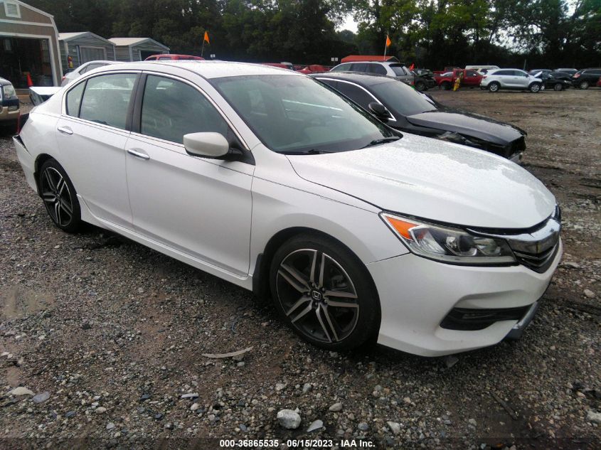 2016 HONDA ACCORD SEDAN SPORT - 1HGCR2F58GA202110
