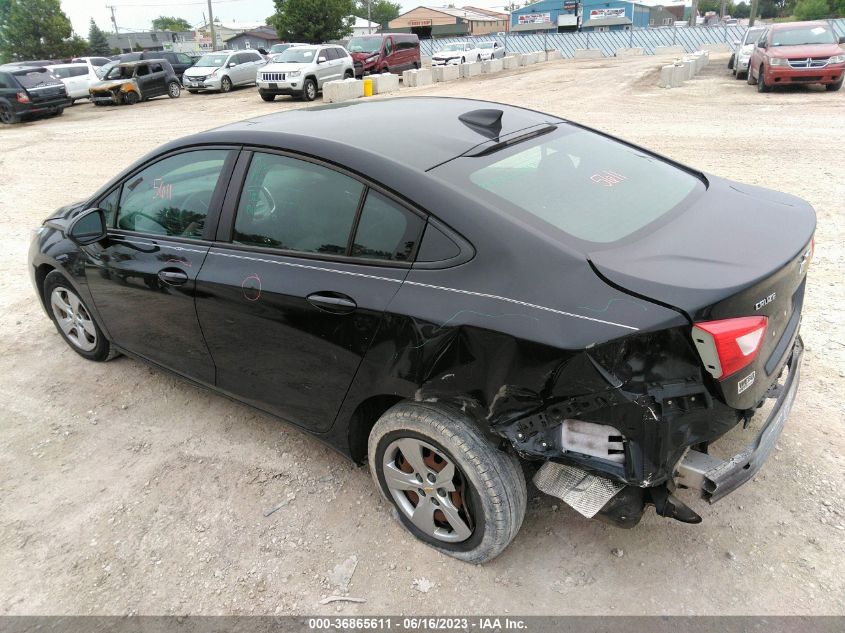 2016 CHEVROLET CRUZE LS - 1G1BC5SMXG7232709