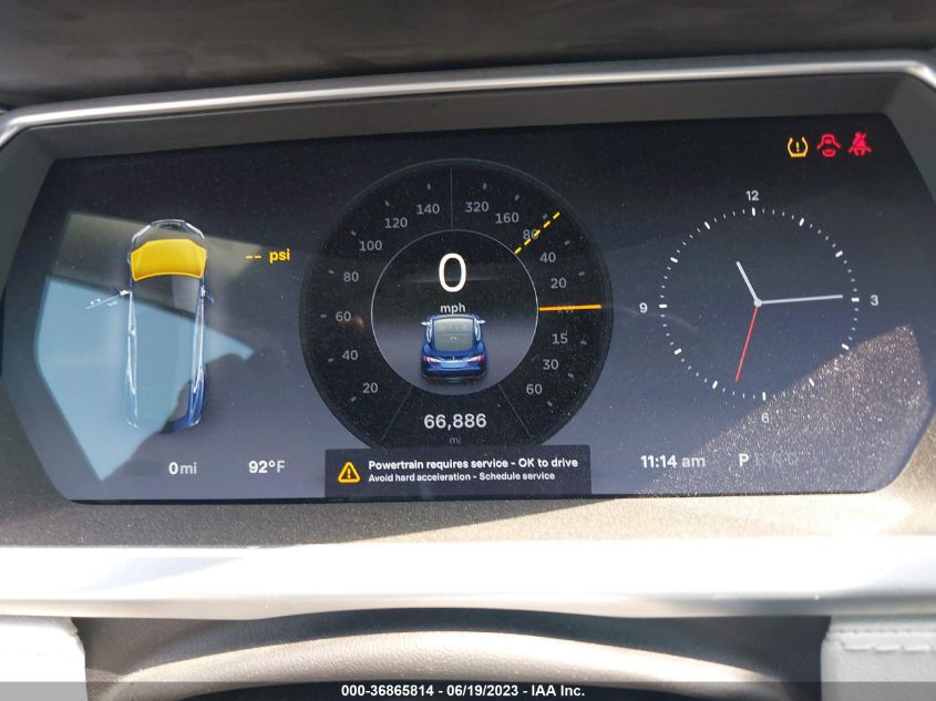 2013 TESLA MODEL S PERFORMANCE - 5YJSA1DP7DFP15660