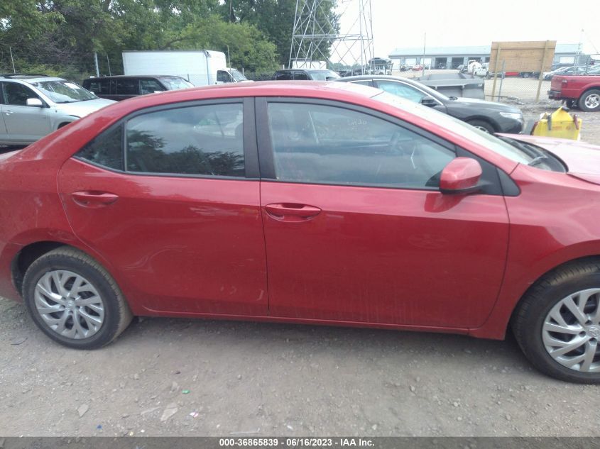 2019 TOYOTA COROLLA L/LE/XLE/SE/XSE - 2T1BURHE6KC234492