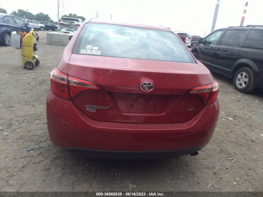 2019 TOYOTA COROLLA L/LE/XLE/SE/XSE - 2T1BURHE6KC234492