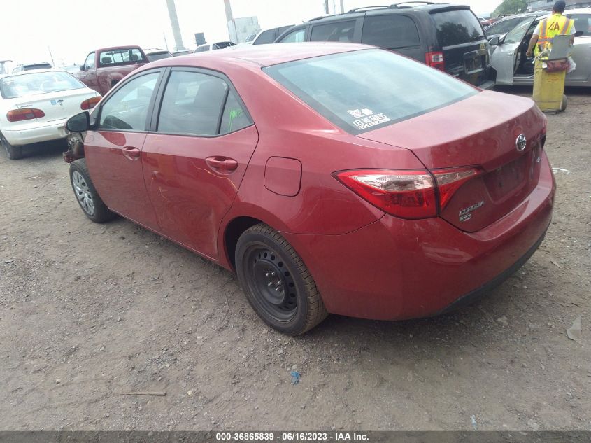 2019 TOYOTA COROLLA L/LE/XLE/SE/XSE - 2T1BURHE6KC234492