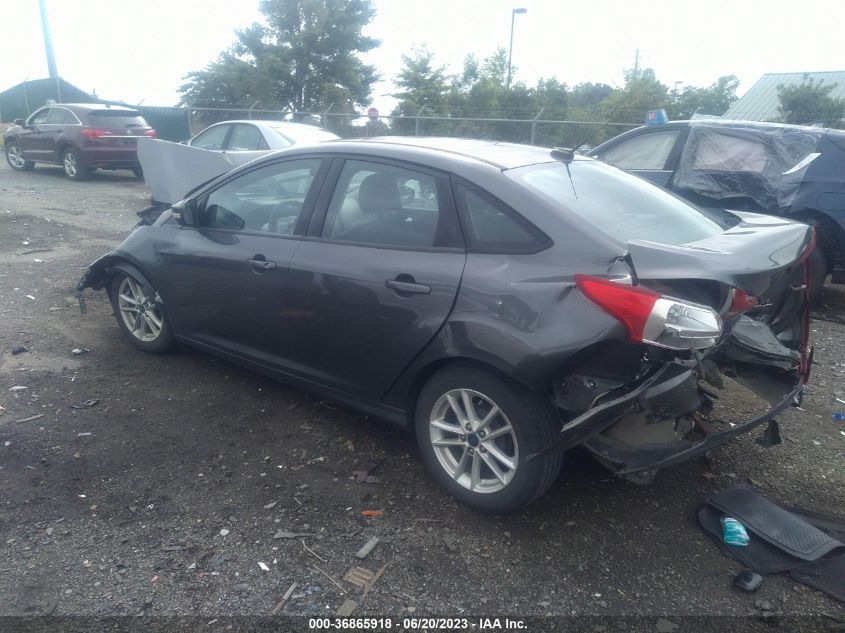 2016 FORD FOCUS SE - 1FADP3F25GL393838