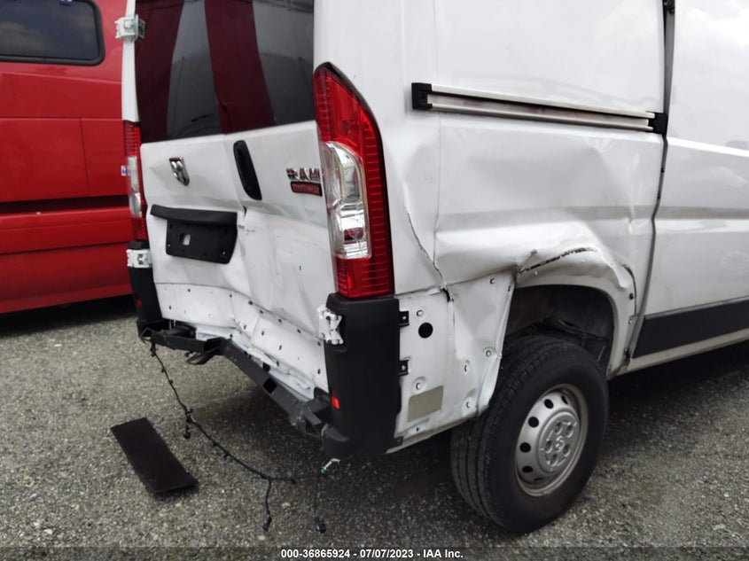 VIN 3C6LRVNG3ME553915 2021 RAM PROMASTER CARGO VAN