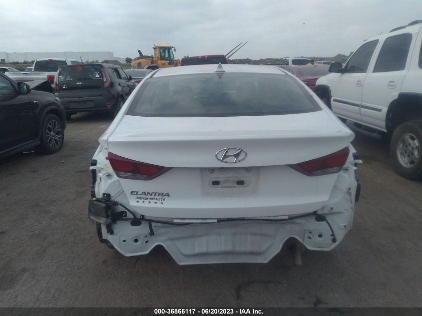 2018 HYUNDAI ELANTRA SEL/VALUE/LIMITED - 5NPD84LF9JH265764