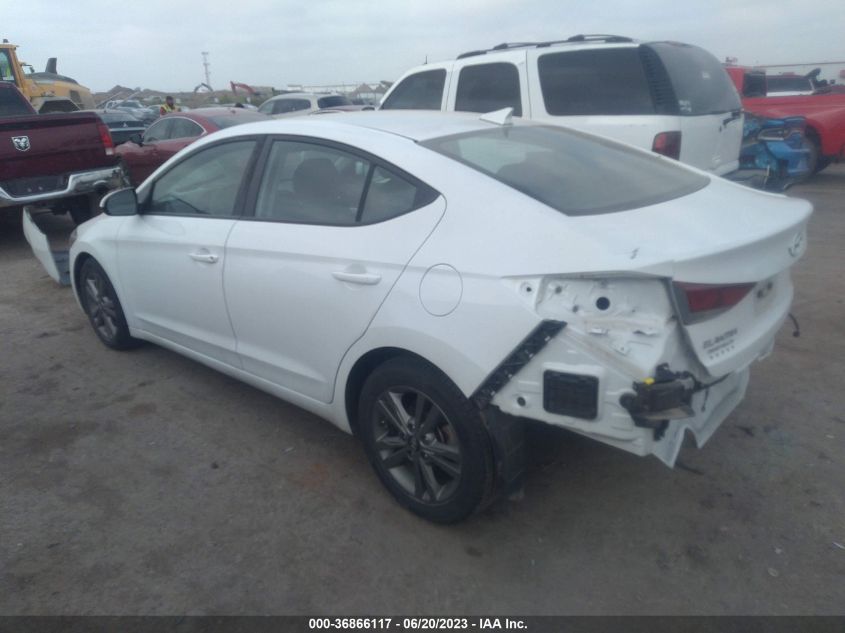 2018 HYUNDAI ELANTRA SEL/VALUE/LIMITED - 5NPD84LF9JH265764