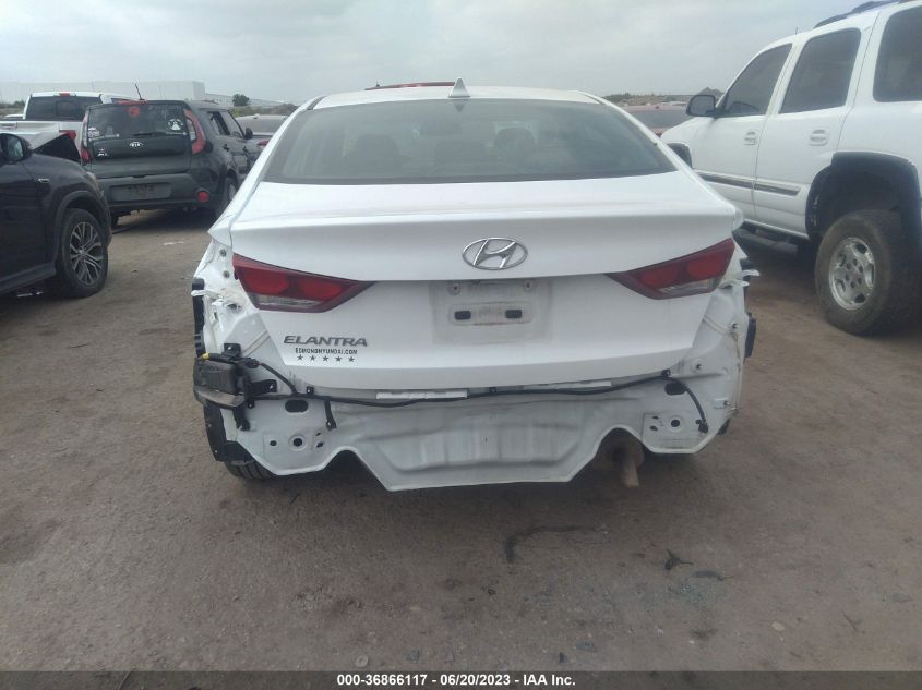 2018 HYUNDAI ELANTRA SEL/VALUE/LIMITED - 5NPD84LF9JH265764