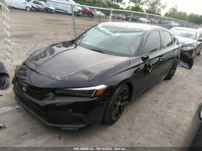 VIN 2HGFE2F54NH551014 2022 HONDA CIVIC SEDAN SPORT